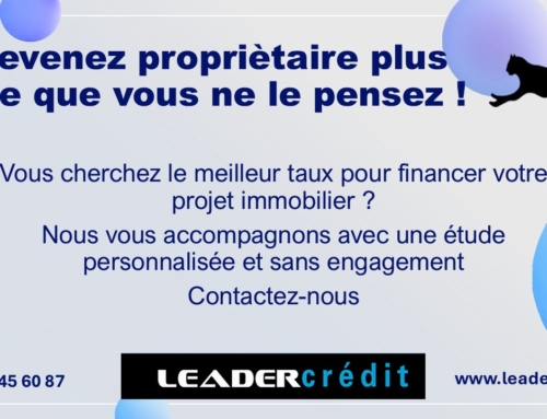 Prêt immobilier avec un taux compétitif